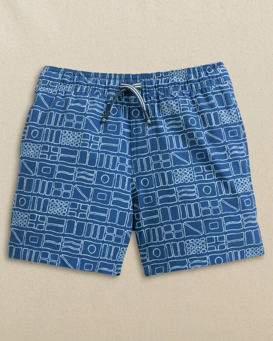 Boys Nautical Flags Swim Trunk