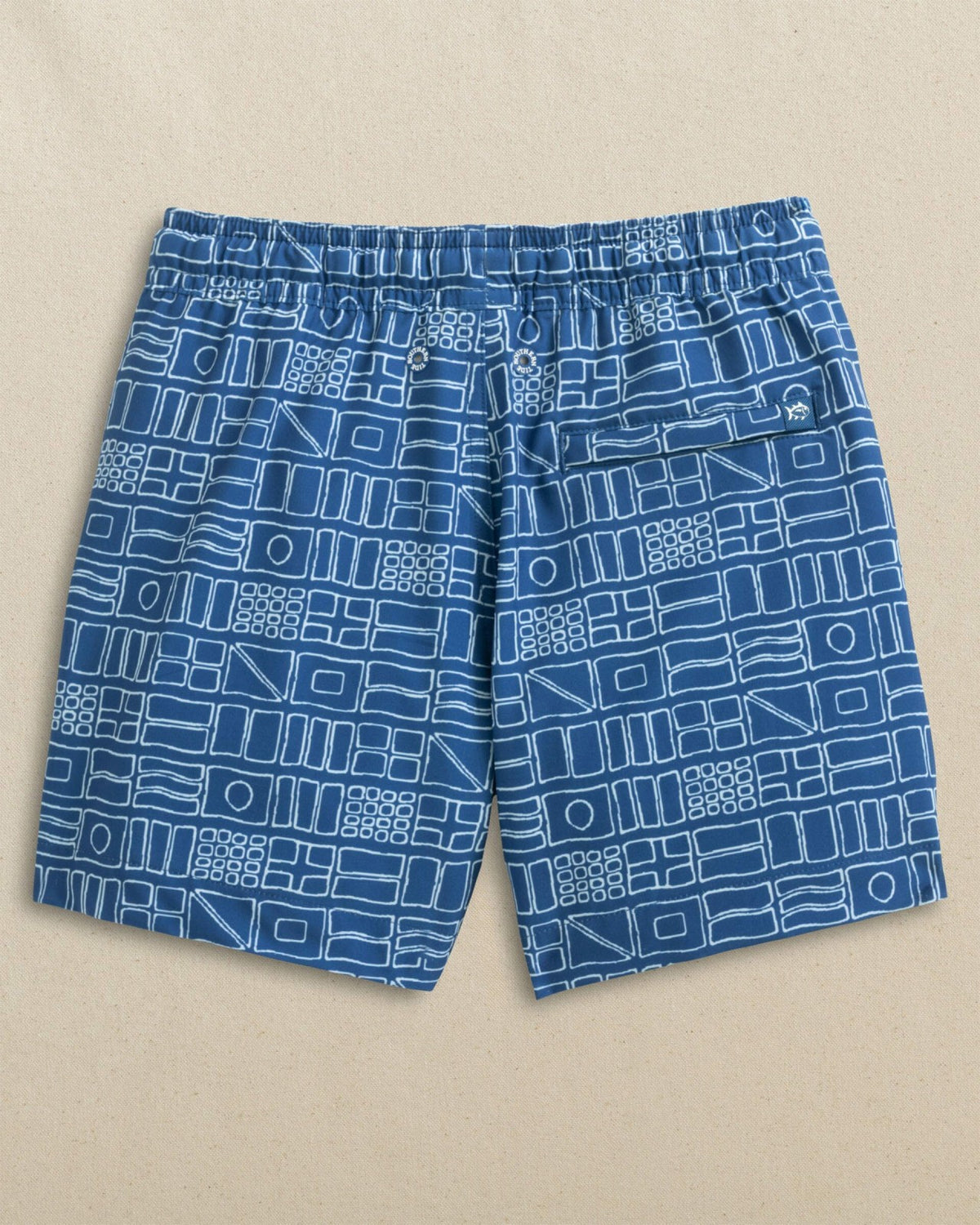 Boys Nautical Flags Swim Trunk