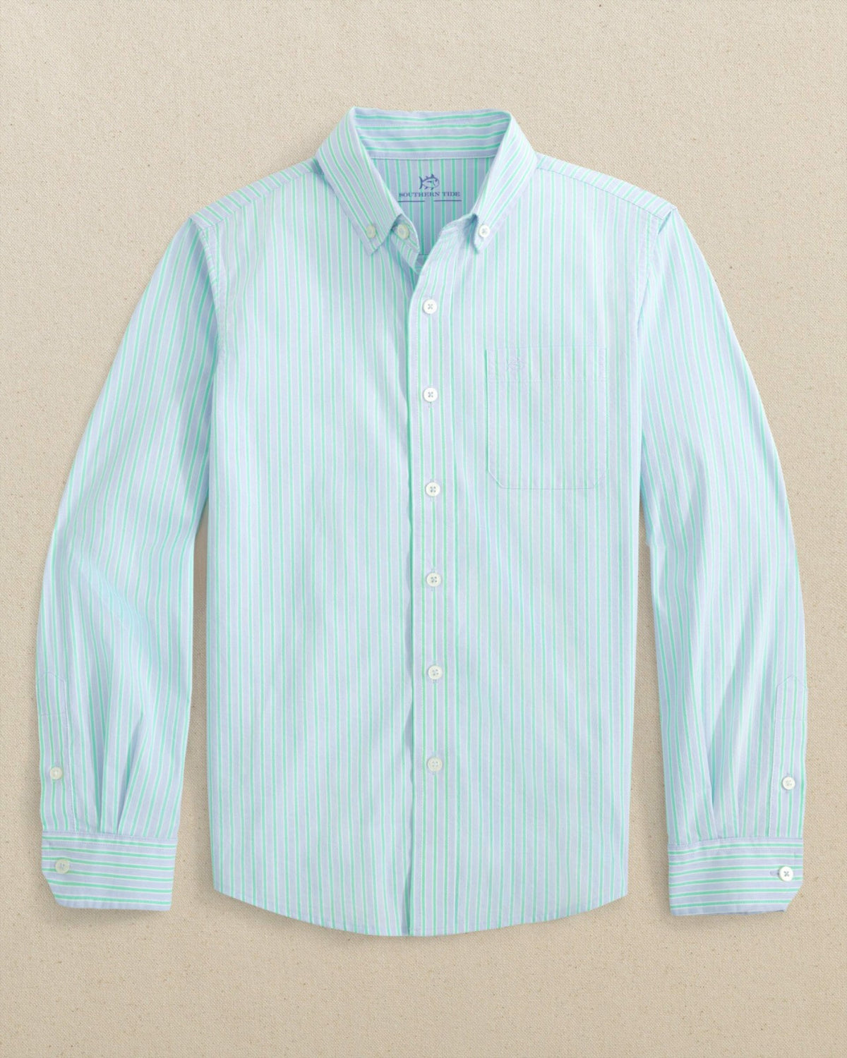 Boys Amelia Island Stripe Charleston Sport Shirt