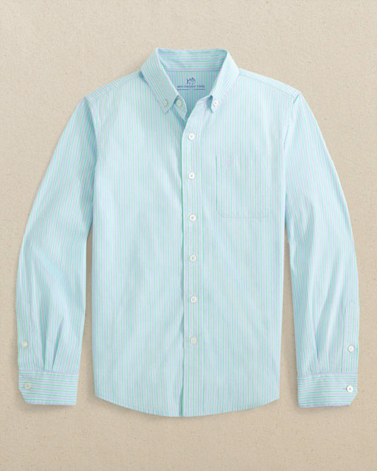 Boys Amelia Island Stripe Charleston Sport Shirt