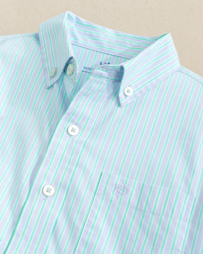 Boys Amelia Island Stripe Charleston Sport Shirt