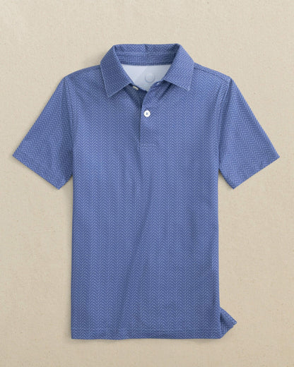Boys Driver Raise The Par Printed Performance Polo