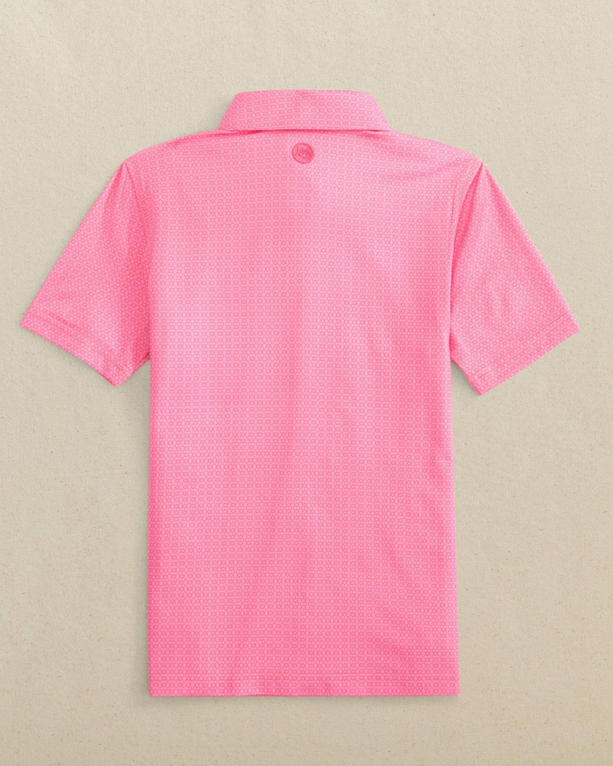 Boys Driver Seaside Geo Printed Performance Polo
