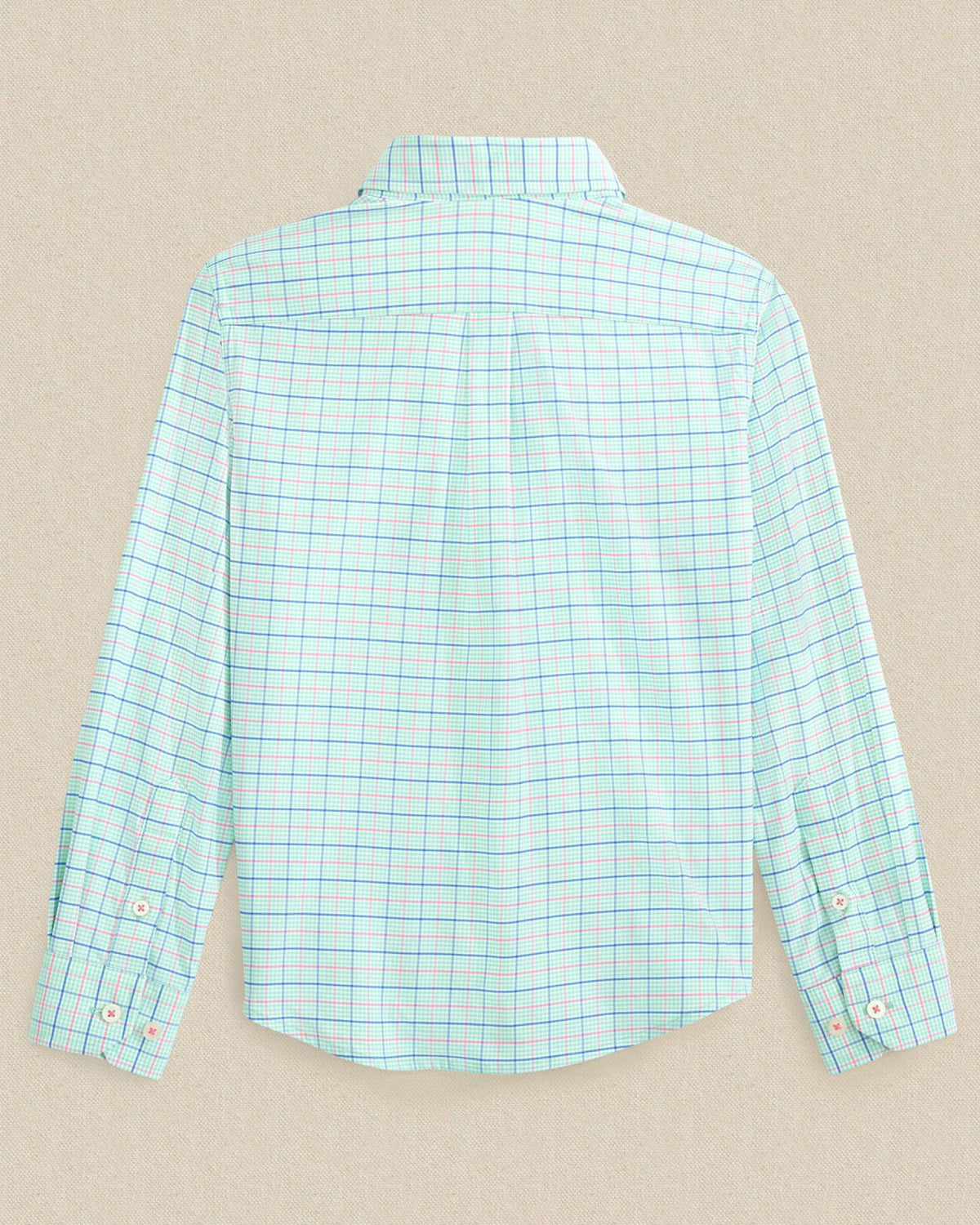 Boys Edisto Island Plaid Coastal Breeze® Sport Shirt