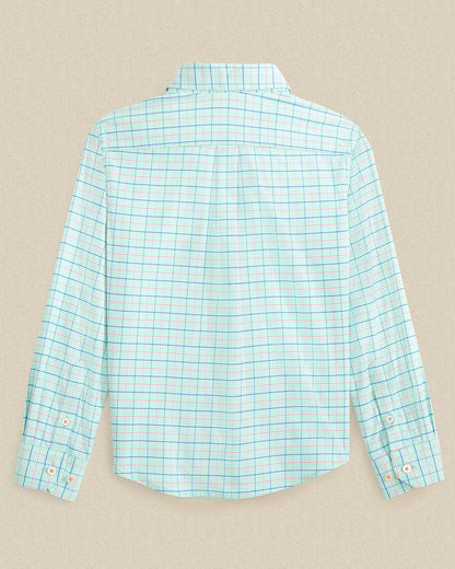 Boys Edisto Island Plaid Coastal Breeze® Sport Shirt