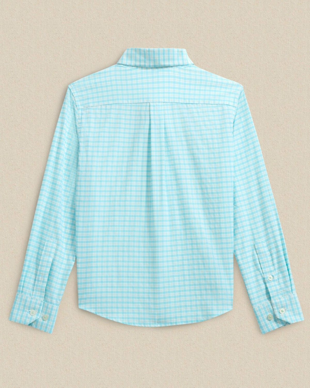 Boys Precheck Plaid Coastal Breeze® Sport Shirt