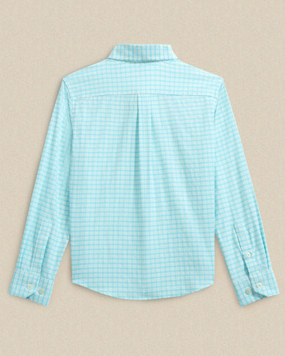 Boys Precheck Plaid Coastal Breeze® Sport Shirt