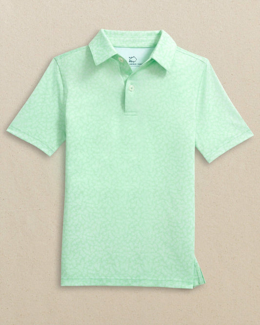 Boys Driver Pineapple Parade Printed Performance Polo