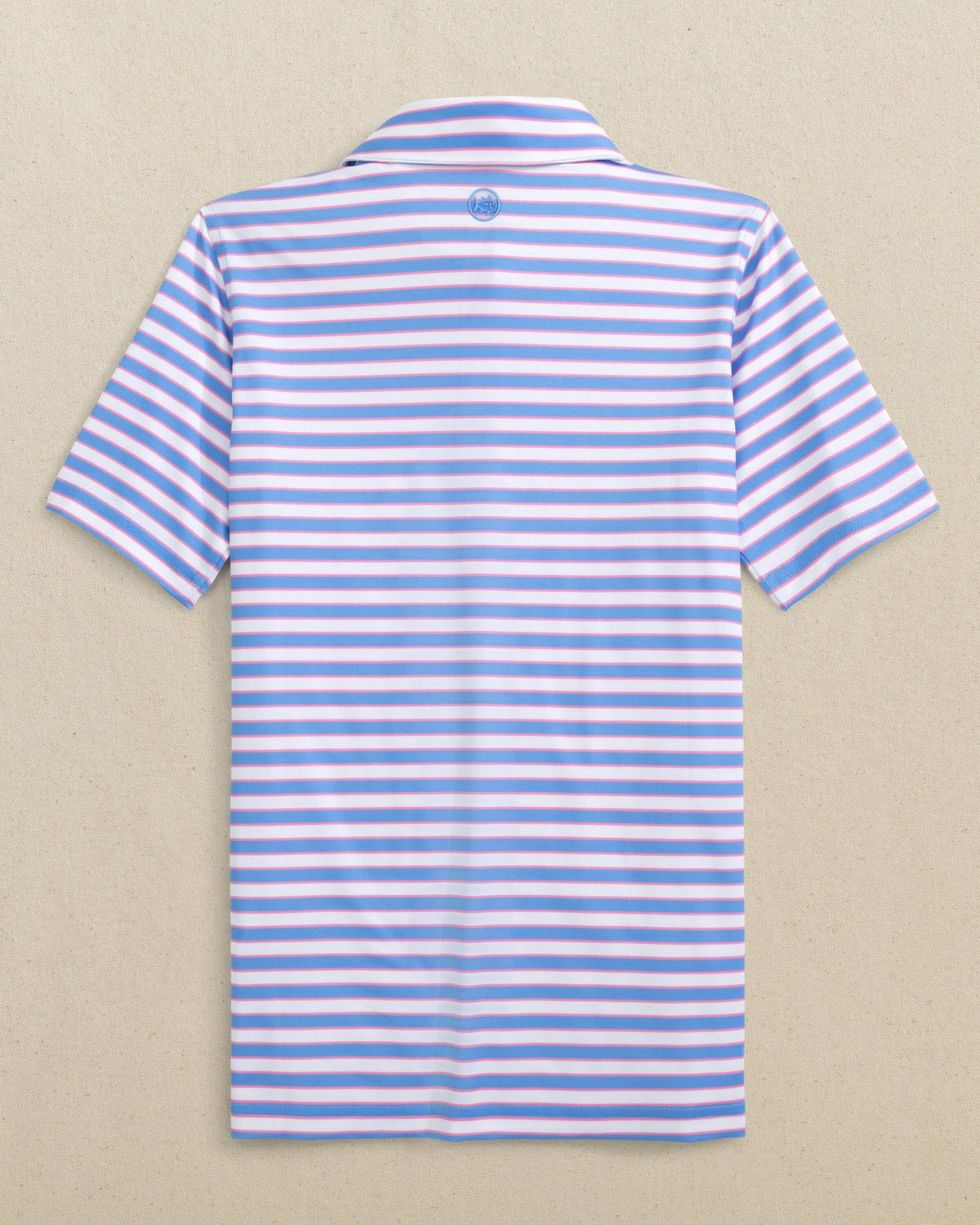 Boys Driver Waterway Stripe Performance Polo