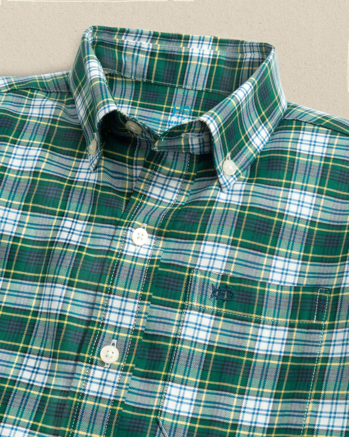 Boys Gordon Tartan Skipjack Sport Shirt