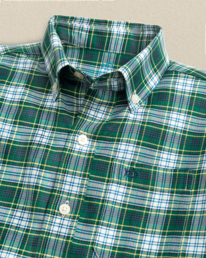 Boys Gordon Tartan Skipjack Sport Shirt
