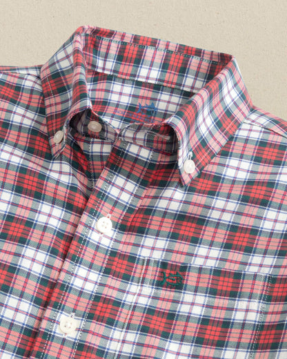 Boys MacDuff Tartan Skipjack Sport Shirt