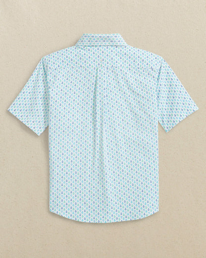 Boys Anchors Away Short Sleeve Sport Shirt