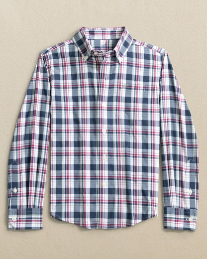 Boys Breakwater Plaid Long Sleeve Sport Shirt
