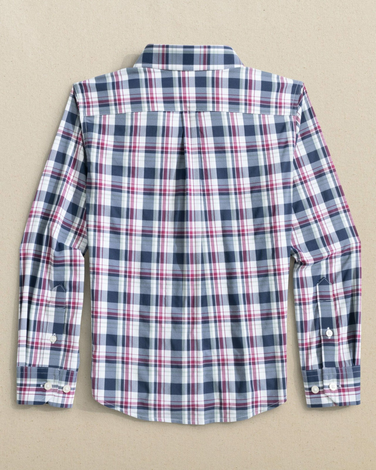 Boys Breakwater Plaid Long Sleeve Sport Shirt