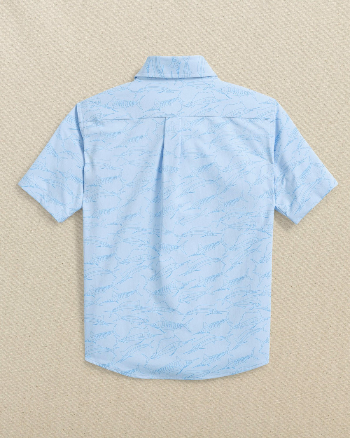 Boys Intercoastal Game Fish Short Sleeve Sport Shirt