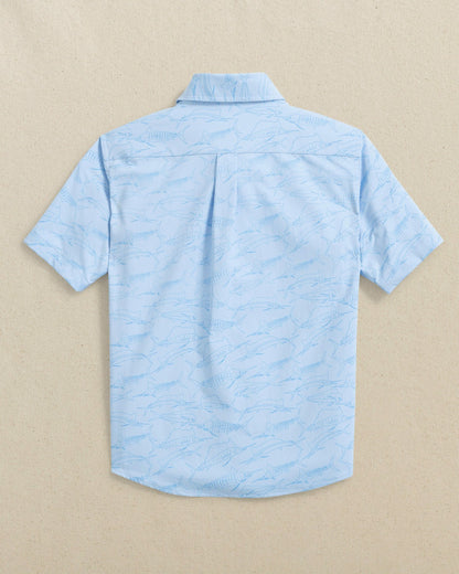 Boys Intercoastal Game Fish Short Sleeve Sport Shirt