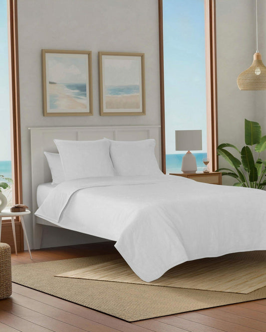 Ocean Isle White Quilt