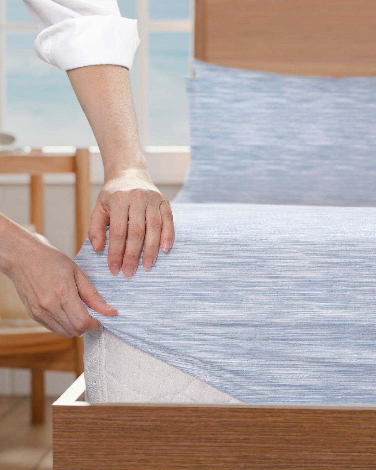 Distressed Stripe Sheet Set