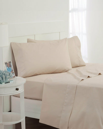 Cotton Solid Colored Bed Sheet Set