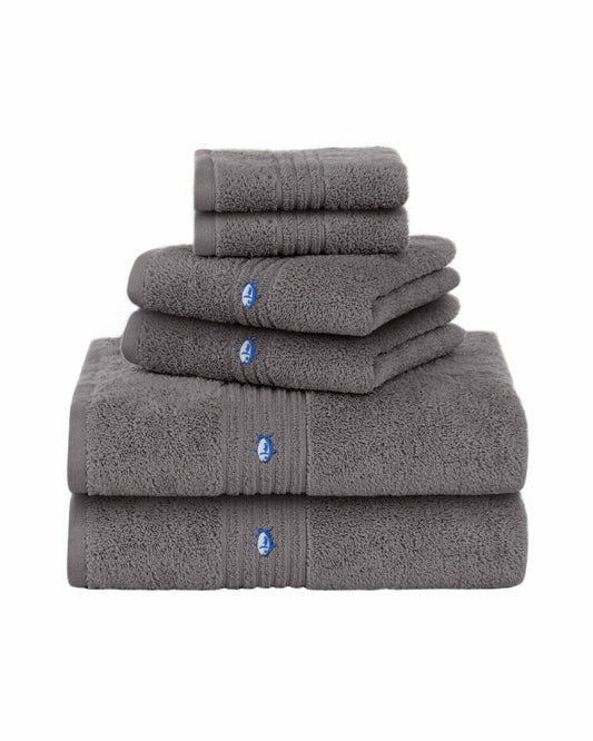 Performance 5.0 Bath Towel 6-Piece Set - Nautical Grey