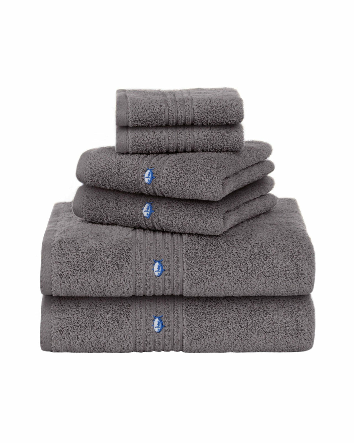 Performance 5.0 Bath Towel 6-Piece Set - Nautical Grey