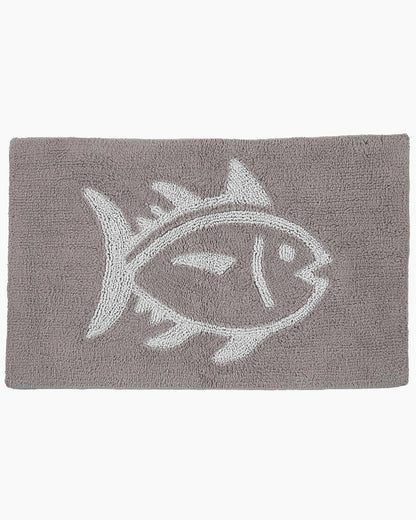 Cotton Bath Rugs - Reversible Skipjack Bath Mat
