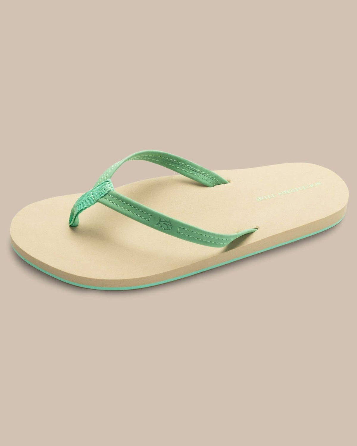 Green Leather Flipflops
