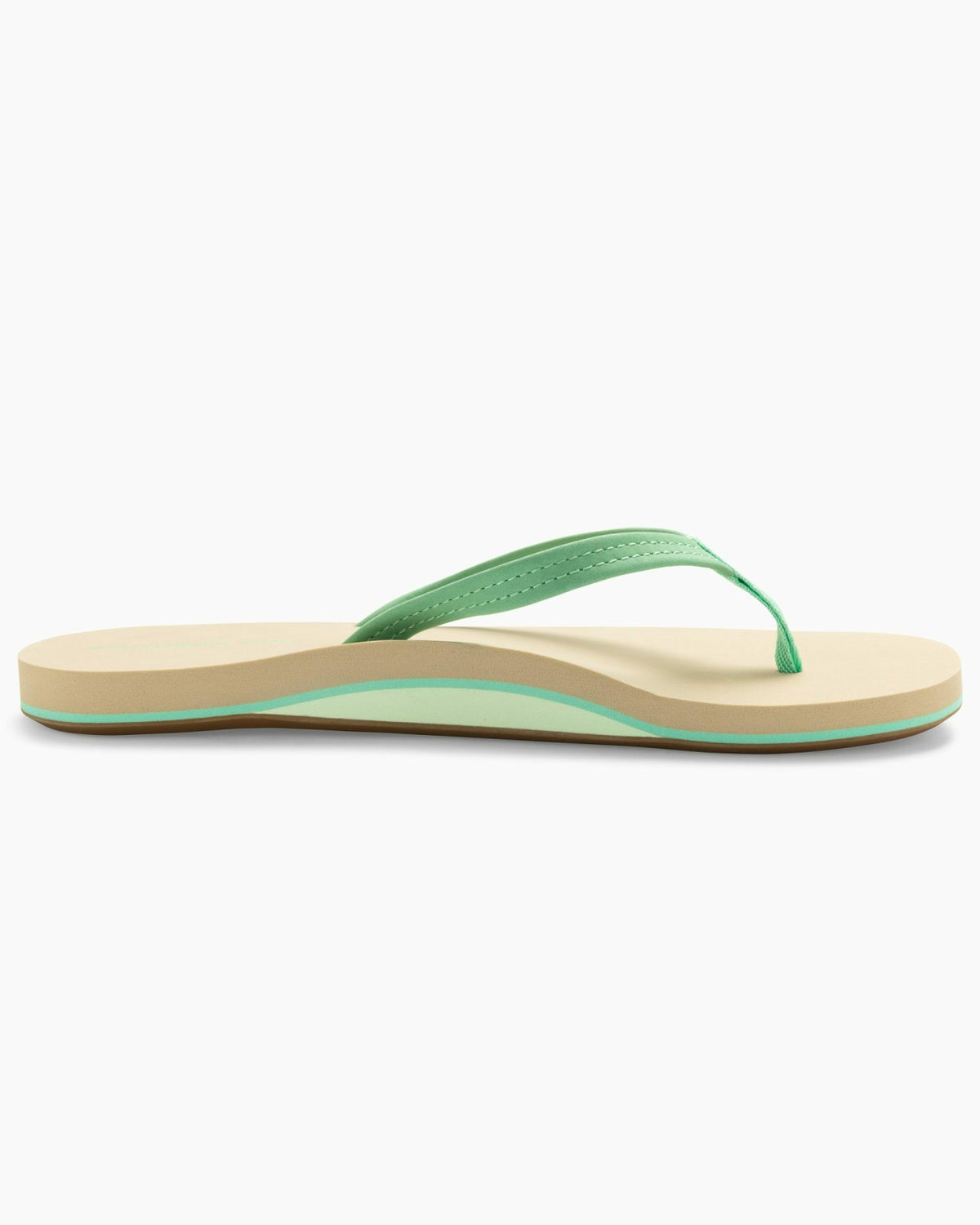 Green Leather Flipflops