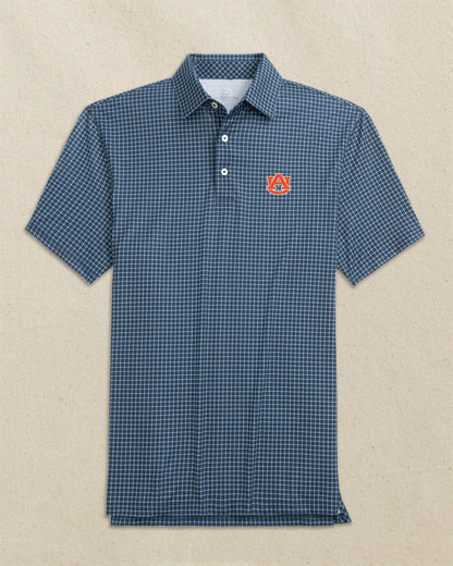 Auburn Tigers Driver Dunes Edge Plaid Polo