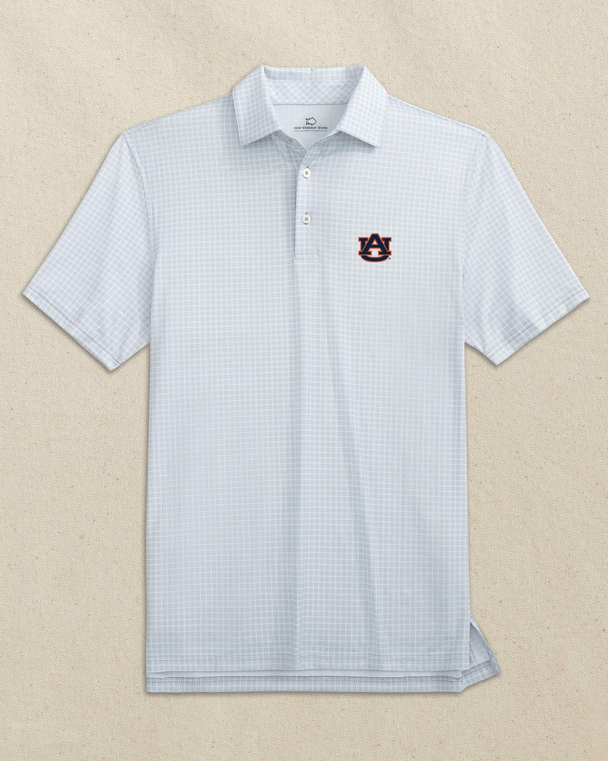Auburn Tigers Driver Dunes Edge Plaid Polo