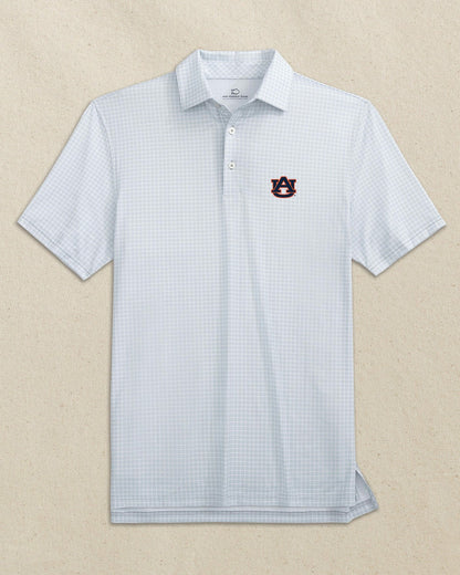 Auburn Tigers Driver Dunes Edge Plaid Polo