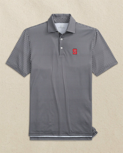 NC State Wolfpack Driver Dunes Edge Plaid Polo
