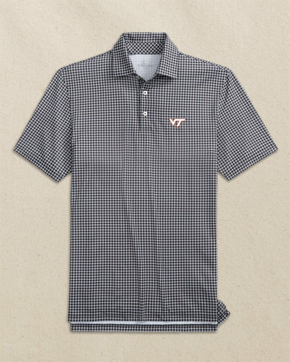Virginia Tech Hokies Dunes Edge Plaid Polo