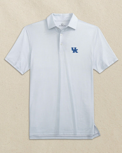 Kentucky Wildcats Driver Dunes Edge Plaid Polo