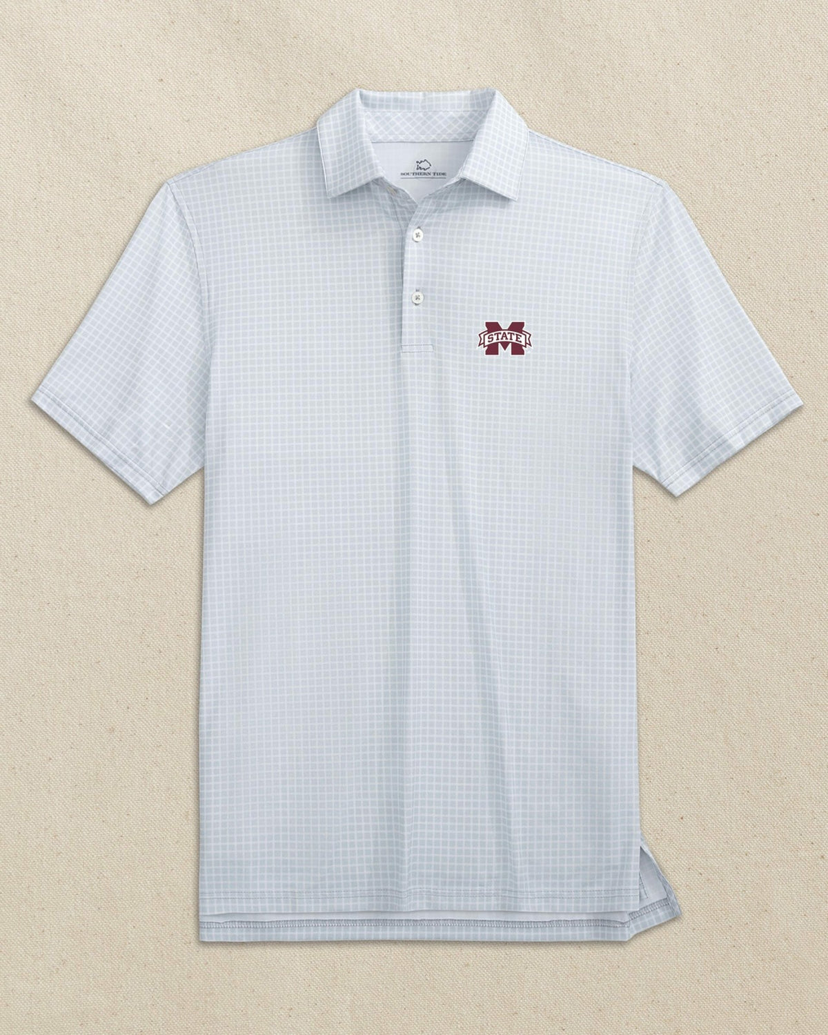 Mississippi State Bulldogs Dunes Edge Plaid Polo