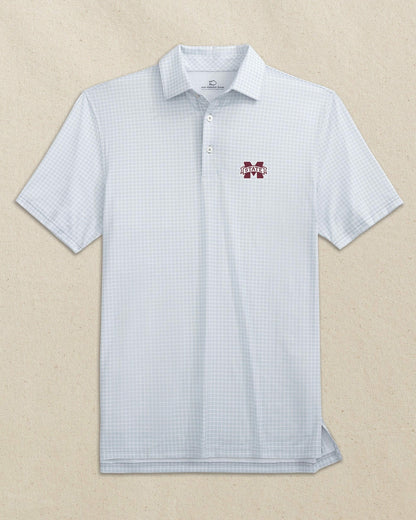 Mississippi State Bulldogs Dunes Edge Plaid Polo