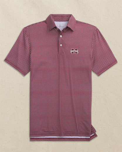 Mississippi State Bulldogs Dunes Edge Plaid Polo