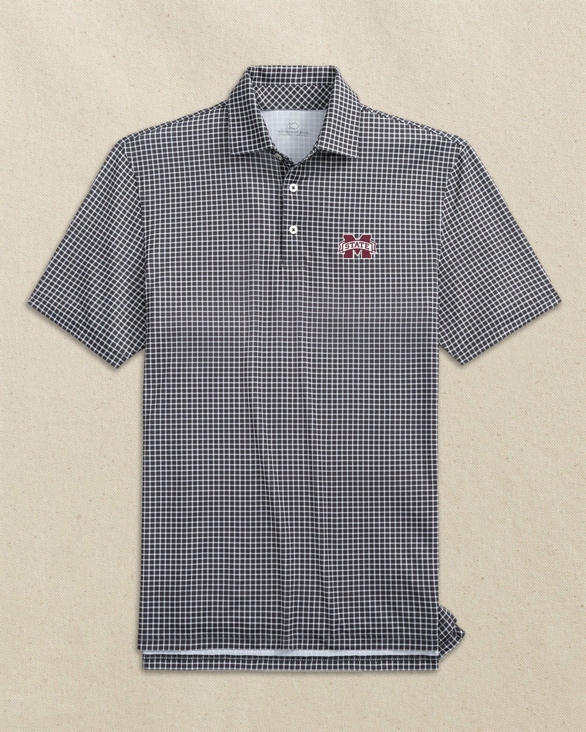 Mississippi State Bulldogs Dunes Edge Plaid Polo