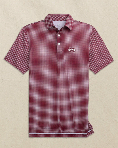 Mississippi State Bulldogs Dunes Edge Plaid Polo