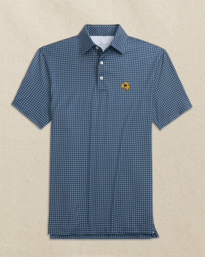 Notre Dame Shamrock Driver Dunes Edge Plaid Polo