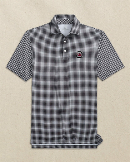 USC Gamecocks Driver Dunes Edge Plaid Polo