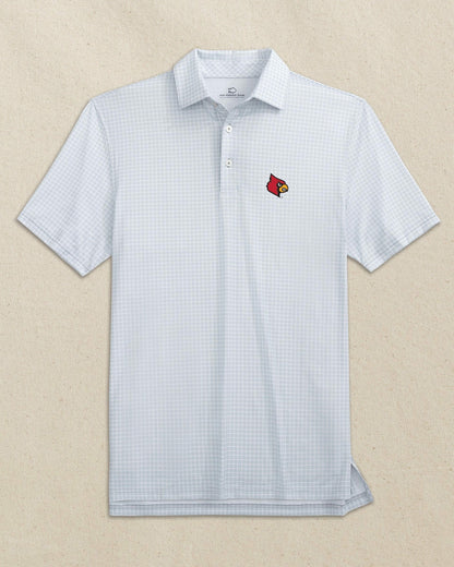 Louisville Cardinals Dunes Edge Plaid Polo