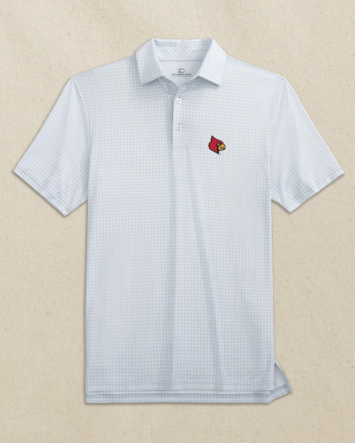 Louisville Cardinals Dunes Edge Plaid Polo