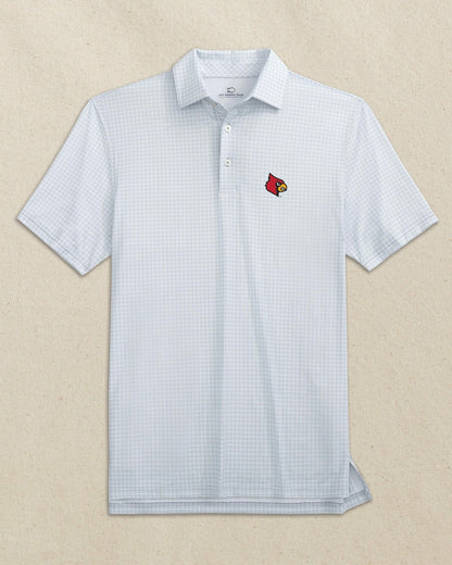Louisville Cardinals Dunes Edge Plaid Polo