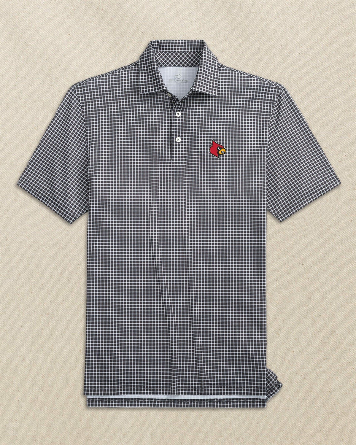 Louisville Cardinals Dunes Edge Plaid Polo