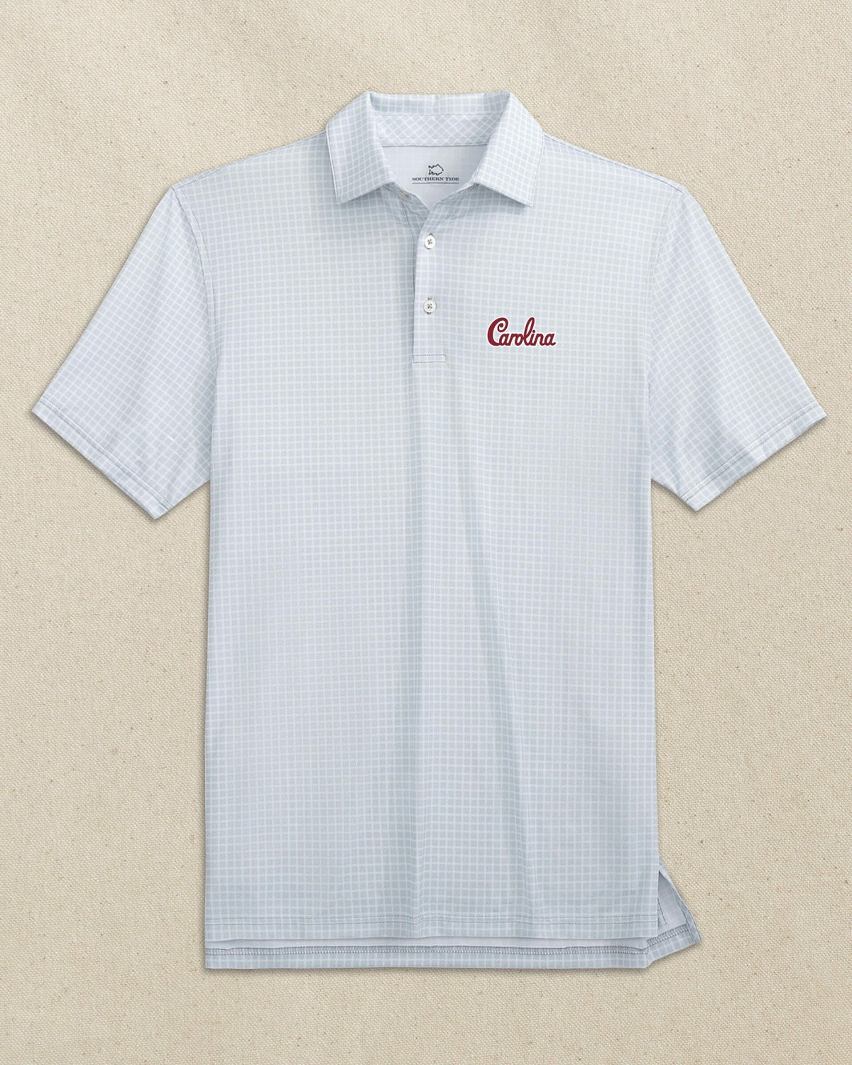 Carolina Gamecocks Driver Dunes Edge Plaid Polo