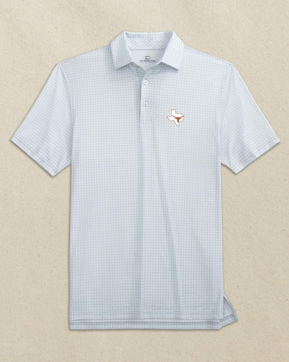Texas Longhorns State Dunes Edge Plaid Polo