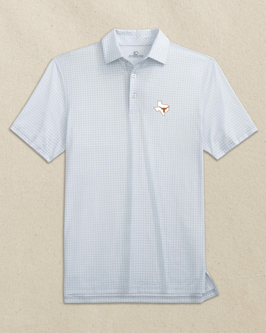 Texas Longhorns State Dunes Edge Plaid Polo