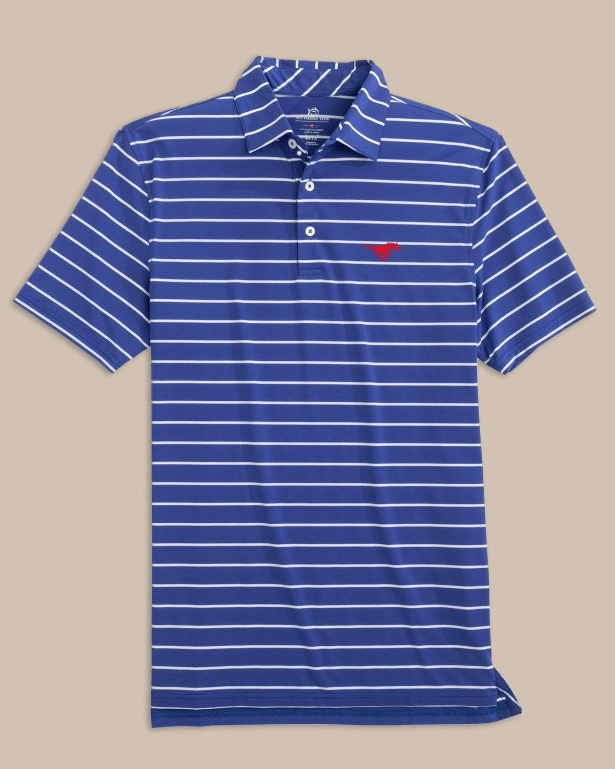 SMU Mustangs brrr°®-eeze Stripe Polo